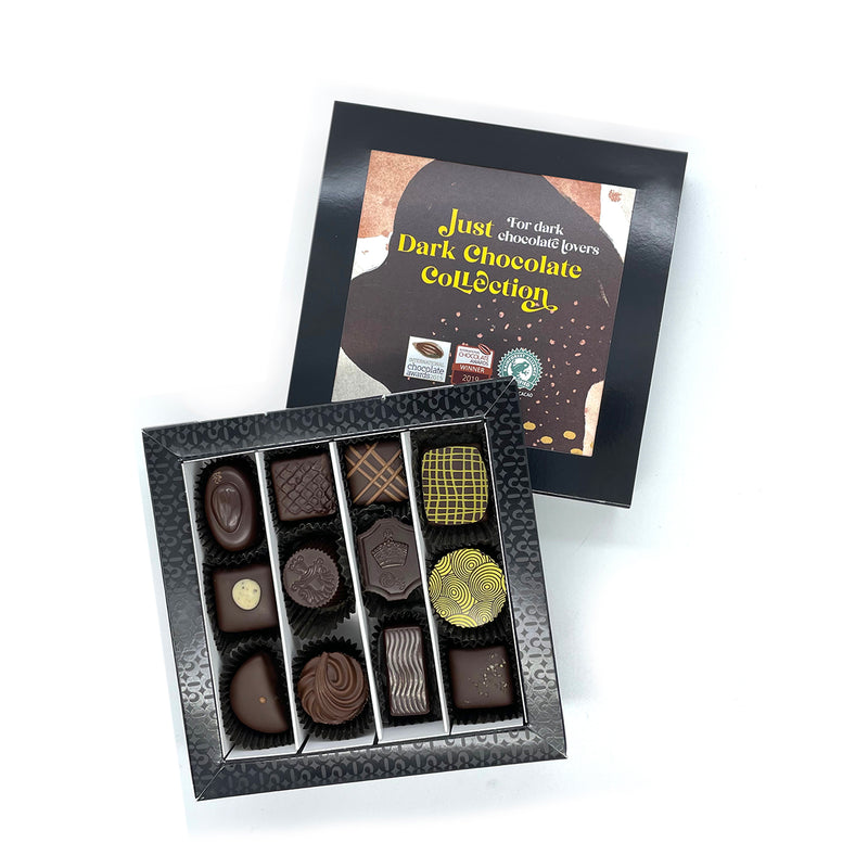Just Dark Chocolate Collection, 12 pc