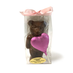 Bear and Heart Lollipop, milk chocolate