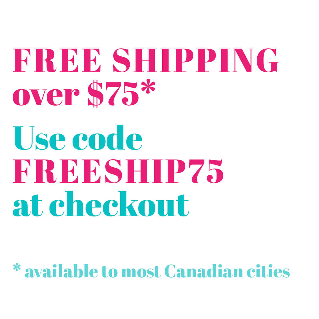 FREE shipping on orders over 75