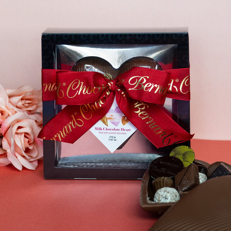 Milk Chocolate Heart, large, filled with 15 assorted chocolates